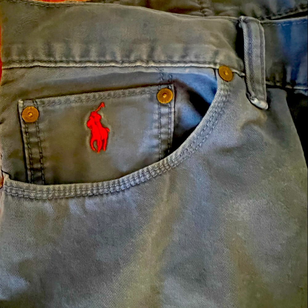 Men’s polo denim pants